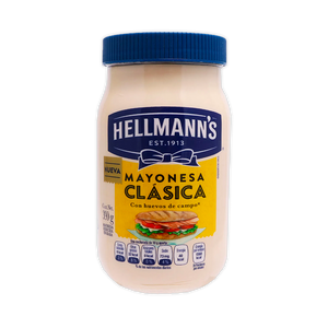 MAYONESA HELLMANNS CON LIMÓN FRASCO 390  GR.