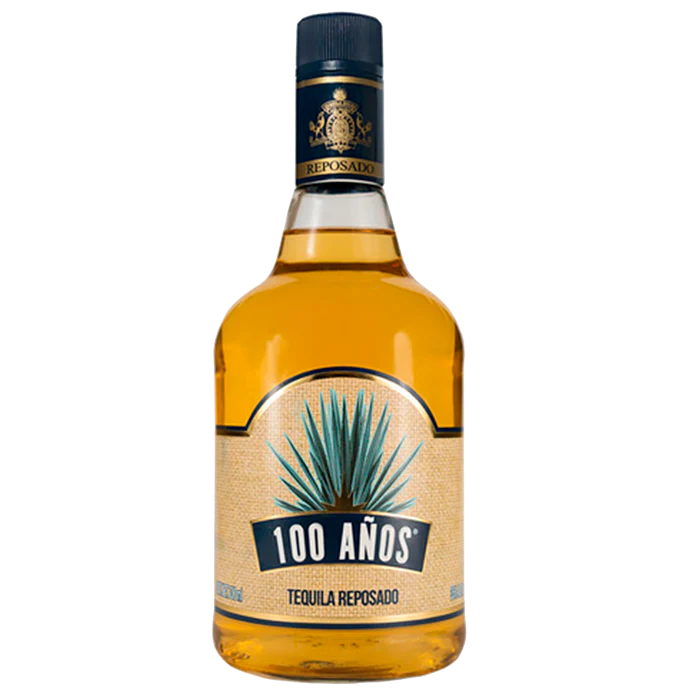 TEQUILA REPOSADO 100 AÑOS AGAVE AZUL 700  ML.