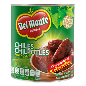 CHILE CHIPOTLE ADOBADO DEL MONTE LATA 2.900  KG.