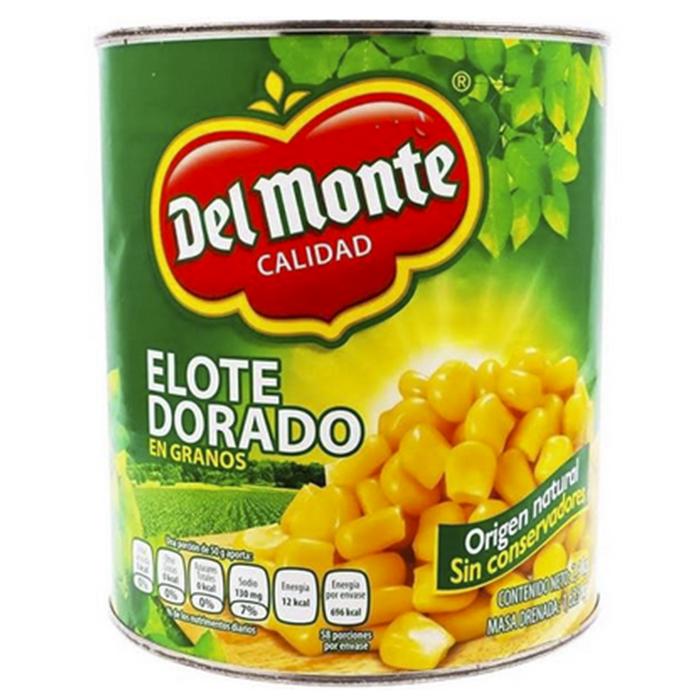 GRANO DE ELOTE DORADO DEL MONTE LATA 2.900  KG.