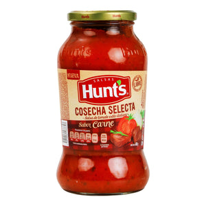 SALSA DE TOMATE HUNT´S CARNE ESTILO ITALIANO FRASCO 680  GR.