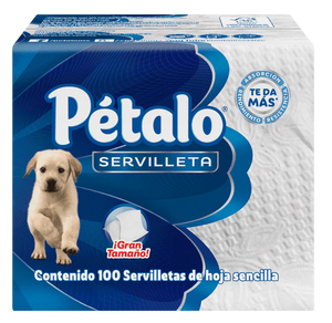 SERVILLETA PETALO 100  PZA.