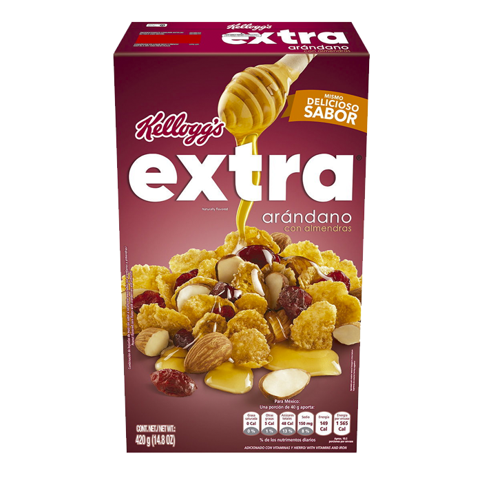 CEREAL XTRA ARANDANOS KELLOGS 420  GR.