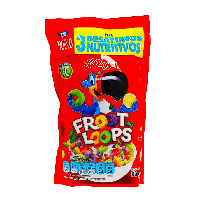 CEREAL FROOT LOOPS BOLSA 90  GR.