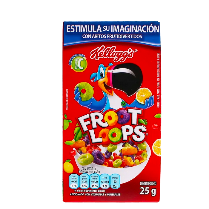 CEREAL FROOT LOOPS KELLOGG S PAQUETE 25  GR.