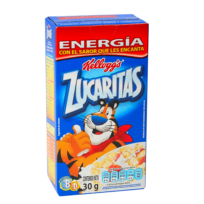 CEREAL ZUCARITAS KELLOG S PAQUETE 30  GR.