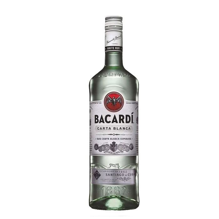 RON BLANCO BACARDI 980  ML.