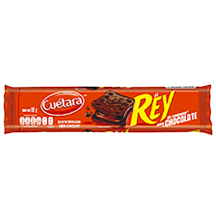 GALLETA REY SABOR CHOCOLATE CUÉTARA PAQUETE 101  GR.