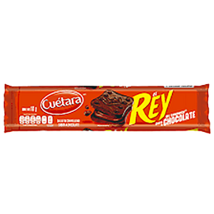 GALLETA REY SABOR CHOCOLATE CUÉTARA PAQUETE 101  GR.