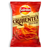 PAPAS SABRITAS RECETA CRUJIENTE CHILES ROJOS DE 170GRS. 170  GR.