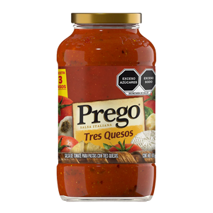 SALSA DE 3 QUESOS PREGO FRASCO 680  GR.