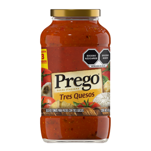 SALSA DE 3 QUESOS PREGO FRASCO 680  GR.