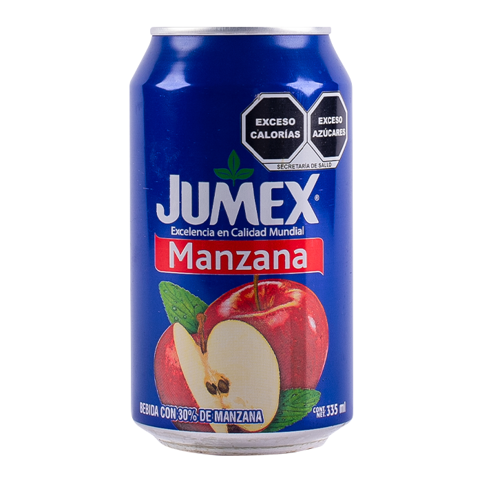 JUMEX LATA NECTAR MANZANA 335  ML.