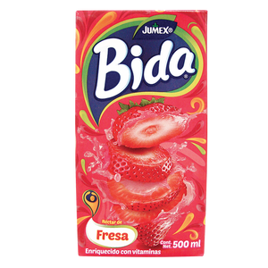 JUMEX BIDA SABOR FRESA 500  ML.