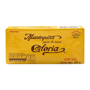 MANTEQUILLA GLORIA CON SAL 225  GR.