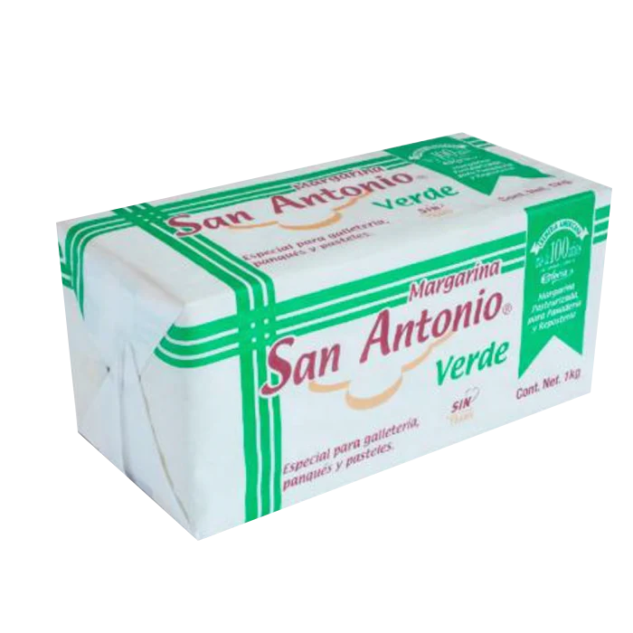 MARGARINA SAN ANTONIO VERDE 1  KG.