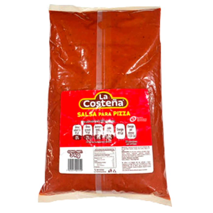 SALSA PARA PIZZA LA COSTEÑA BOLSA 3  KG.