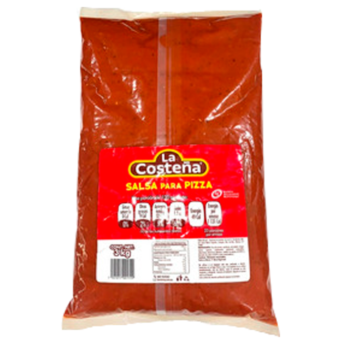 SALSA PARA PIZZA LA COSTEÑA BOLSA 3  KG.