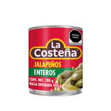 CHILES JALAPEÑOS ENTERO LA COSTEÑA LATA 780  GR.