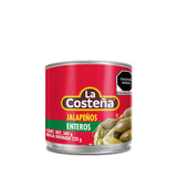 CHILES JALAPEÑOS ENTERO LA COSTEÑA LATA 380  GR.