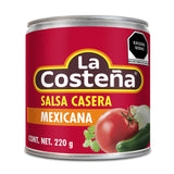 SALSA MEXICANA CASERA ROJA LA COSTEÑA LATA 220  GR.