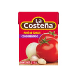 PURÉ DE TOMATE CONDIMENTADO LA COSTEÑA  TETRA 210  GR.