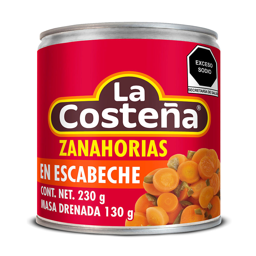 ZANAHORIAS EN ESCABECHE LA COSTEÑA LATA 220  GR.