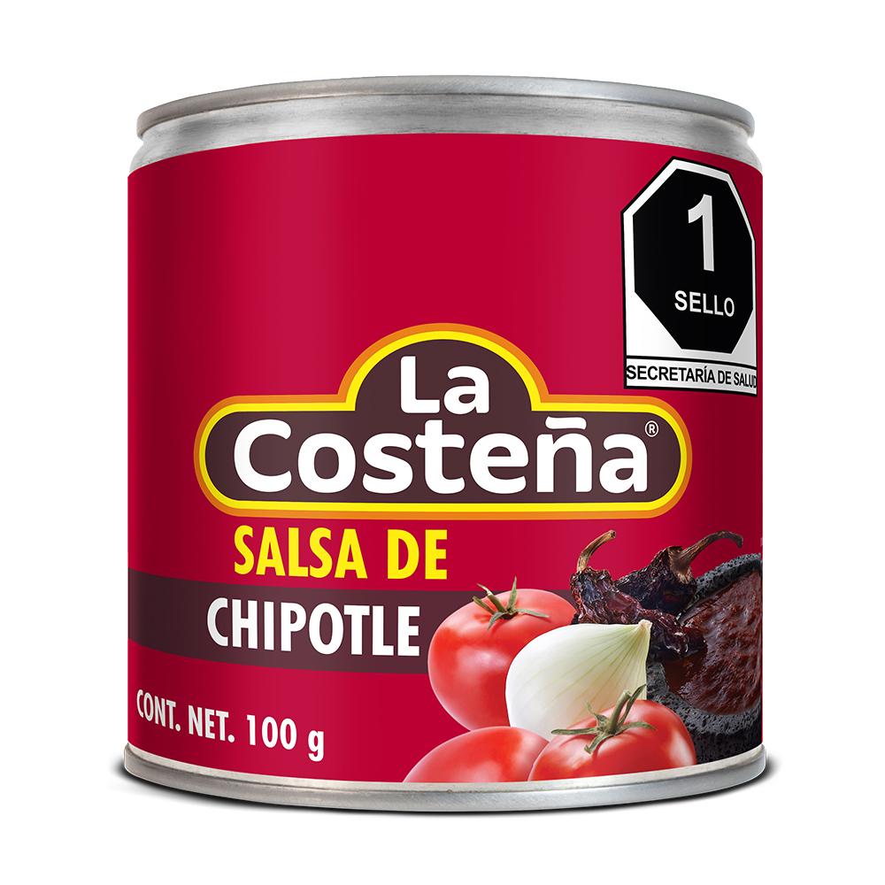 SALSA DE CHILE CHIPOTLE LA COSTEÑA LATA 105  GR.