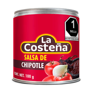 SALSA DE CHILE CHIPOTLE LA COSTEÑA LATA 105  GR.