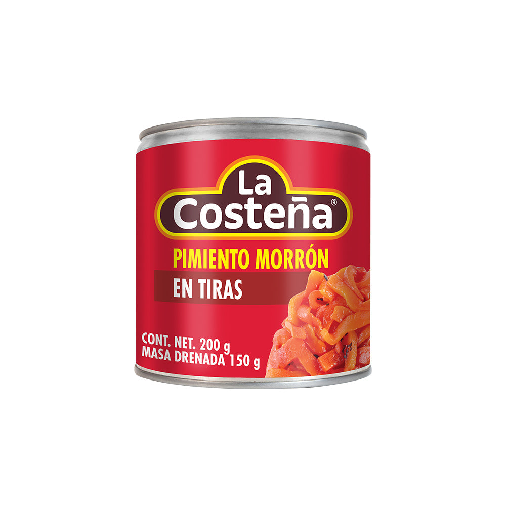 PIMIENTO MORRÓN EN TIRAS LA COSTEÑA LATA 200  GR.