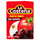 PURÉ DE TOMATE CON CHIPOTLE LA COSTEÑA  TETRA 210  GR.