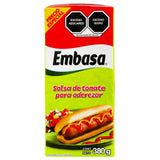 SALSA CATSUP EMBASA 20% GRATIS TETRA 380  ML.