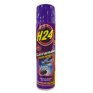 INSECTICIDA AEROSOL H24 LAVANDA BOTE MORADO 460  GR.