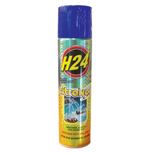 INSECTICIDA AEROSOL H24 CITRONOX USO DOMESTICO 460  ML.