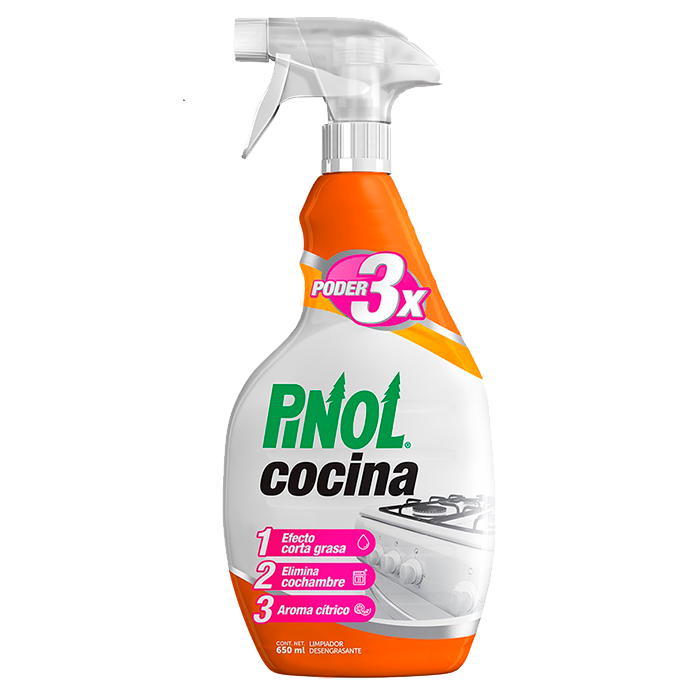 LIMPIADOR LIQUIDO PINOL ESPECIALIZADO COCINA 650  ML.