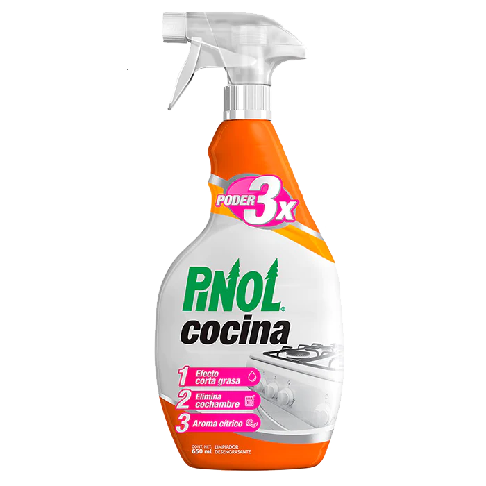 LIMPIADOR LIQUIDO PINOL ESPECIALIZADO COCINA 650  ML.