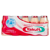 YAKULT PRODUCTO LACTEO FERMENTADO FIVE PACK 400  ML.