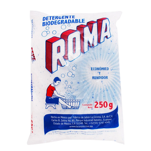 DETERGENTE EN POLVO ROMA 250  GR.