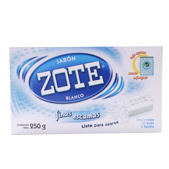 JABON EN ESCAMA ZOTE BLANCO 250  GR.