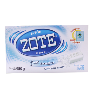 JABON EN ESCAMA ZOTE BLANCO 250  GR.