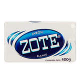 JABON DE LAVANDERIA ZOTE BLANCO 400  GR.