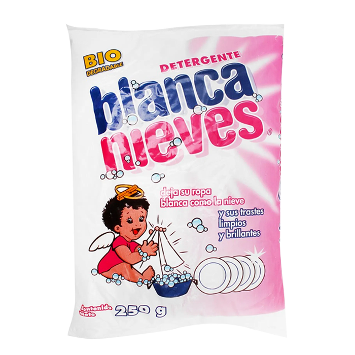 DETERGENTE EN POLVO  BLANCA NIEVES 250  GR.