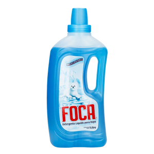 DETERGENTE LIQUIDO PARA ROPA FOCA 1  LT.