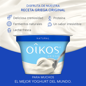 YOGHURT GRIEGO DANONE OIKOS NATURAL 150  GR.