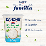 YOGHURT DANONE NATURAL SIN AZUCAR 900  GR.