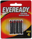 PILA EVEREADY AAA CARBON ZINC  4 PACK 4  PZA.