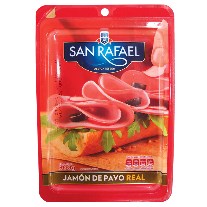 JAMON REAL DE PAVO SAN RAFAEL 300  GR.