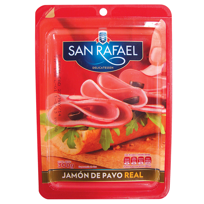 JAMON REAL DE PAVO SAN RAFAEL 300  GR.