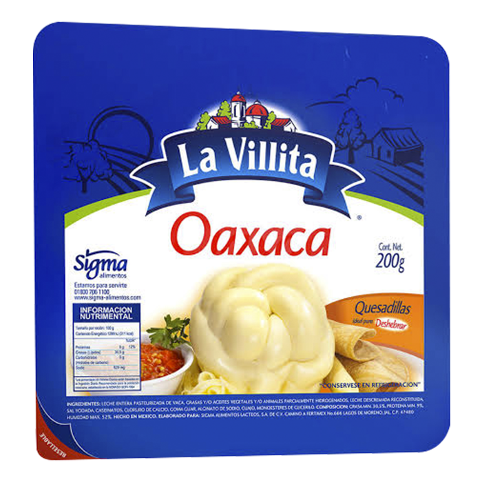 QUESO ESTILO OAXACA LA VILLITA 200  GR.