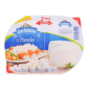 QUESO PANELA LA VILLITA 2 PACK 400  GR.